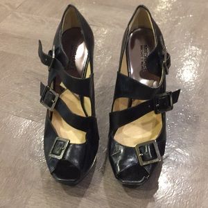 Michael Kors triple strap heels